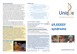 49,XXXXY Syndrome Have a Normal Number of Chromosomes Themselves