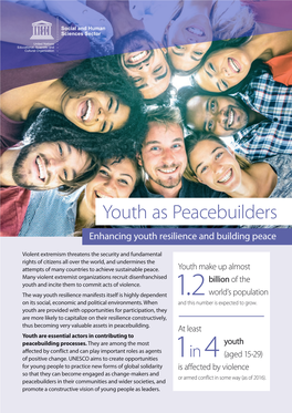 Youth As Peacebuilders Enhancing Youth Resilience and Building Peace