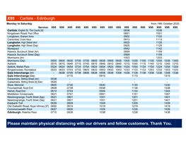 Please Maintain Physical Distancing with Our Drivers and Fellow Customers