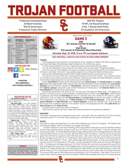 USC (@Arlington, Tex.) (0-1 Overall, 0-0 Pac-12 South) Sept