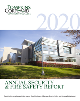 Annual Security & Fire Safety Report