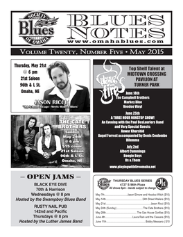Blues Notes May 2015