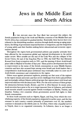 Jews in the Middle East and North Africa