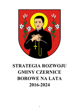 Strategia Rozwoju Gminy Czernice Borowe Na Lata 2016-2024