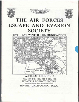 Escape and Evasion Society 1990 1991 Winter Communications I
