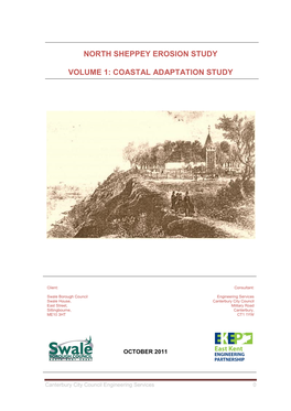 North Sheppey Erosion Study Volume 1: Coastal