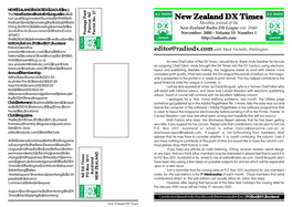 New Zealand DX Times