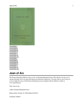 Joan of Arc 1