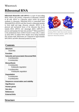 Ribosomal RNA