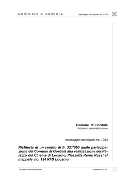 Richiesta Di Credito Per La Progettazione