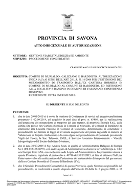Provincia Di Savona