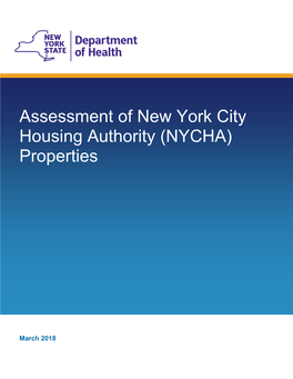 Assessment of New York City Housing Authority (NYCHA) Properties