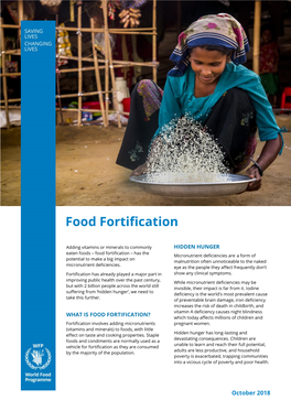 Food Fortification