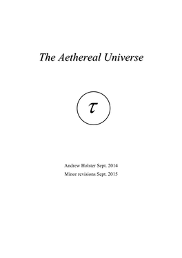 The Aethereal Universe