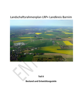 Landschaftsrahmenplan LRP+ Landkreis Barnim