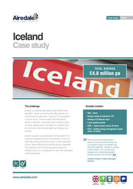 Iceland Case Study