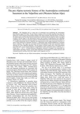 The Pre-Alpine Tectonic History of the Austroalpine Continental Basement in the Valpelline Unit (Western Italian Alps)