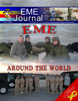 Journal Issue 1/2009 the Magazine of the Electrical and Mechanical Engineering Branch EME