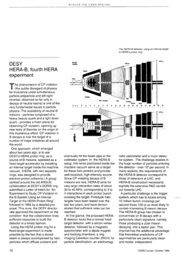 DESY HERA-B, Fourth HERA Experiment