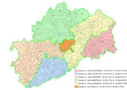 Cartes Du Département, Secteurs