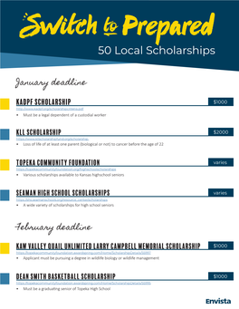 50 Local Scholarships