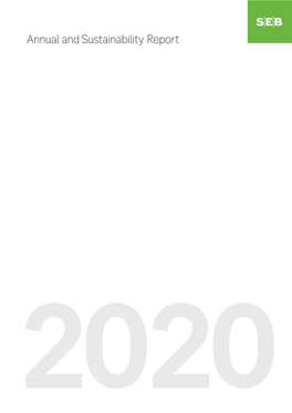 Annual and Sustainability Report 2020 — 1 Introduction — This Is SEB