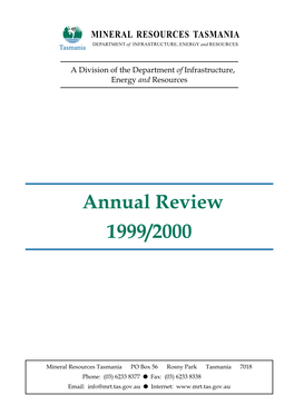 Annual Review 1999/2000