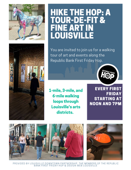 Hike the Hop: a Tour-De-Fit & Fine Art in Louisville