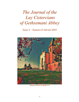 The Journal of the Lay Cistercians of Gethsemani Abbey