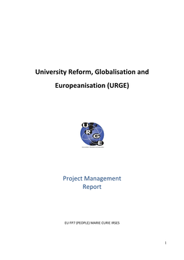 University Reform, Globalisation and Europeanisation (URGE)