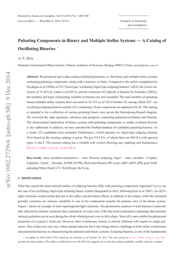 Pulsating Components in Binary and Multiple Stellar Systems---A