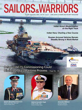 Delay in IAC-1'S Commissioning Could Diminish India's Maritime