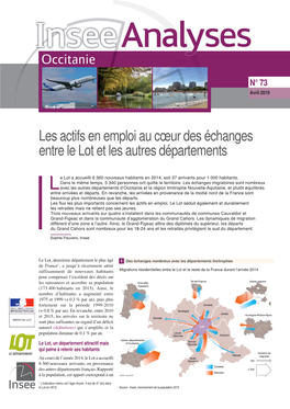 Les Actifs En Emploi Au Cœur Des Échanges Entre Le Lot Et Les Autres Départements