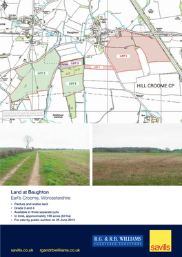 Land at Baughton Earl's Croome, Worcestershire