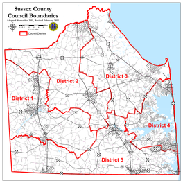 Sussex County Council Districts Road