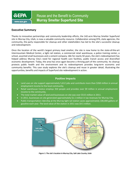 Reuse and the Benefit to Community: Murray Smelter Superfund Site