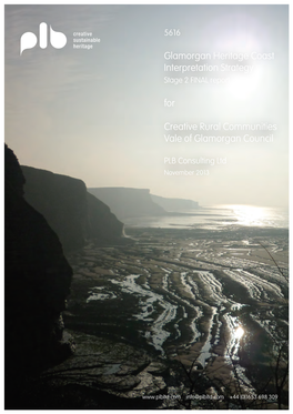 Glamorgan Heritage Coast Interpretation Strategy for Creative Rural Communities Vale of Glamorgan Council