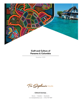 Craft and Culture of Panama & Colombia