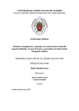 El Caso De Buzos Y Pescadores De Isla Guafo, Patagonia Chilena