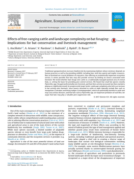 Implications for Bat Conservation and Livestock Management