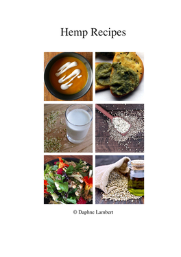 Hemp Recipes