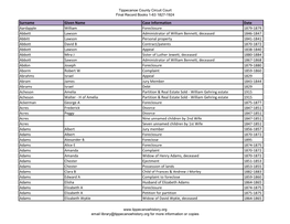 Tippecanoe County Circuit Court Final Record Books 1-63 1827-1924