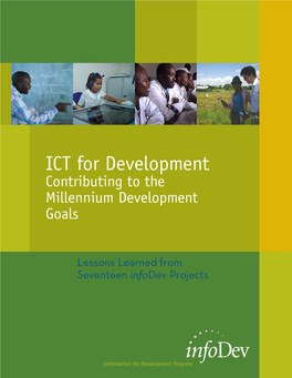 ICT for Development Contributing to the Millennium Development Goals