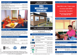 Hull Welcomes All Seafarers