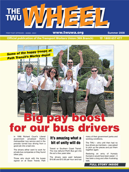 Big Pay Boost for Our Bus Drivers