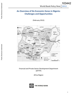 Nigeria Economic Zones – Challenges and Opportunities