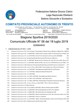 Comitato Provinciale Autonomo Di Trento