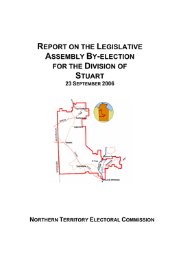 Report on the Legislative Assembly By-Election for the Division of Stuart 23 September 2006