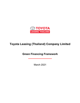Toyota Leasing (Thailand) Company Limited