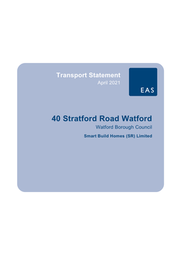 40 Stratford Road Watford Watford Borough Council